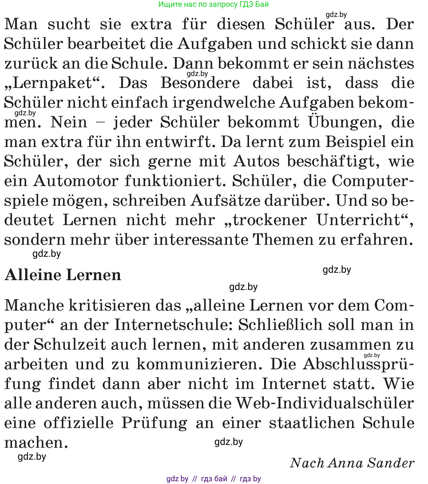 Немецкий язык (Deutsch), 6 класс Учебник (Schülerbuch), авторы: Зуевская Елена Викторовна, Салынская Светлана Ивановна, Негурэ Ольга Вячеславовна, издательство Вышэйшая школа, Минск, 2022, жёлтого цвета, Teil 1, страница 119, номер 1, Условие (продолжение 2)