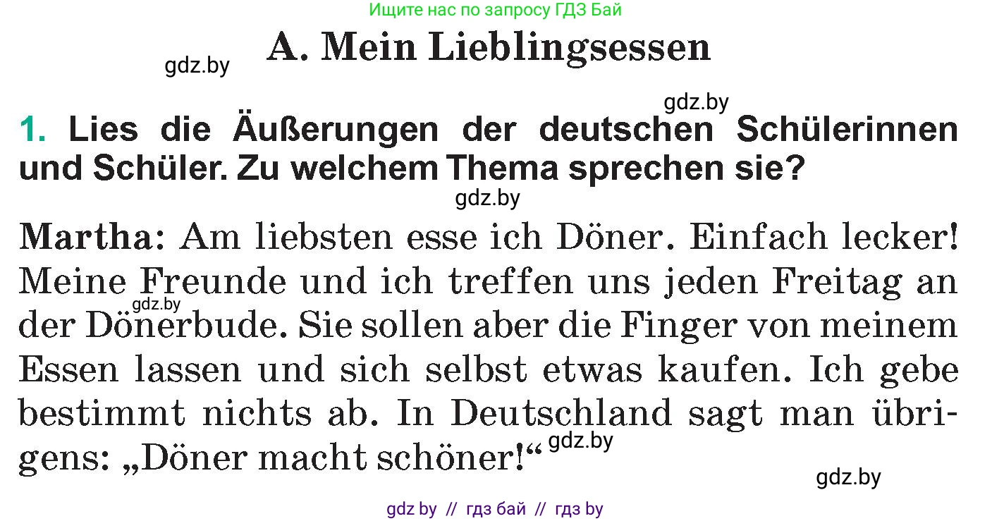 Немецкий язык (Deutsch), 6 класс Учебник (Schülerbuch), авторы: Зуевская Елена Викторовна, Салынская Светлана Ивановна, Негурэ Ольга Вячеславовна, издательство Вышэйшая школа, Минск, 2022, жёлтого цвета, Teil 2, страница 151, номер 1, Условие
