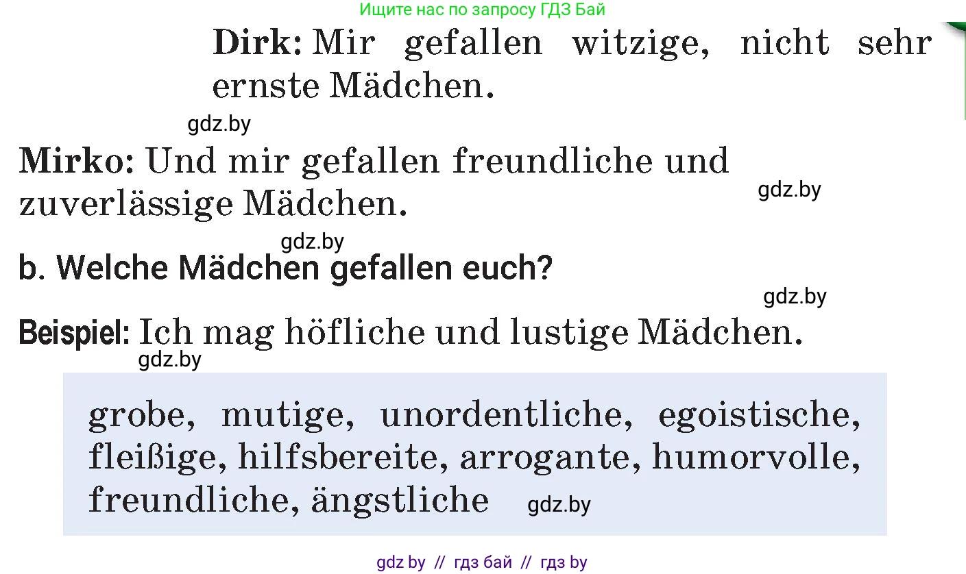 Немецкий язык (Deutsch), 7 класс Учебник (Schülerbuch), авторы: Будько Антонина Филипповна (Budjko Antonina), Урбанович Инна Ювинальевна (Urbanowitsch Ina), издательство Вышэйшая школа, Минск, 2021, страница 62, номер 3, Условие (продолжение 2)