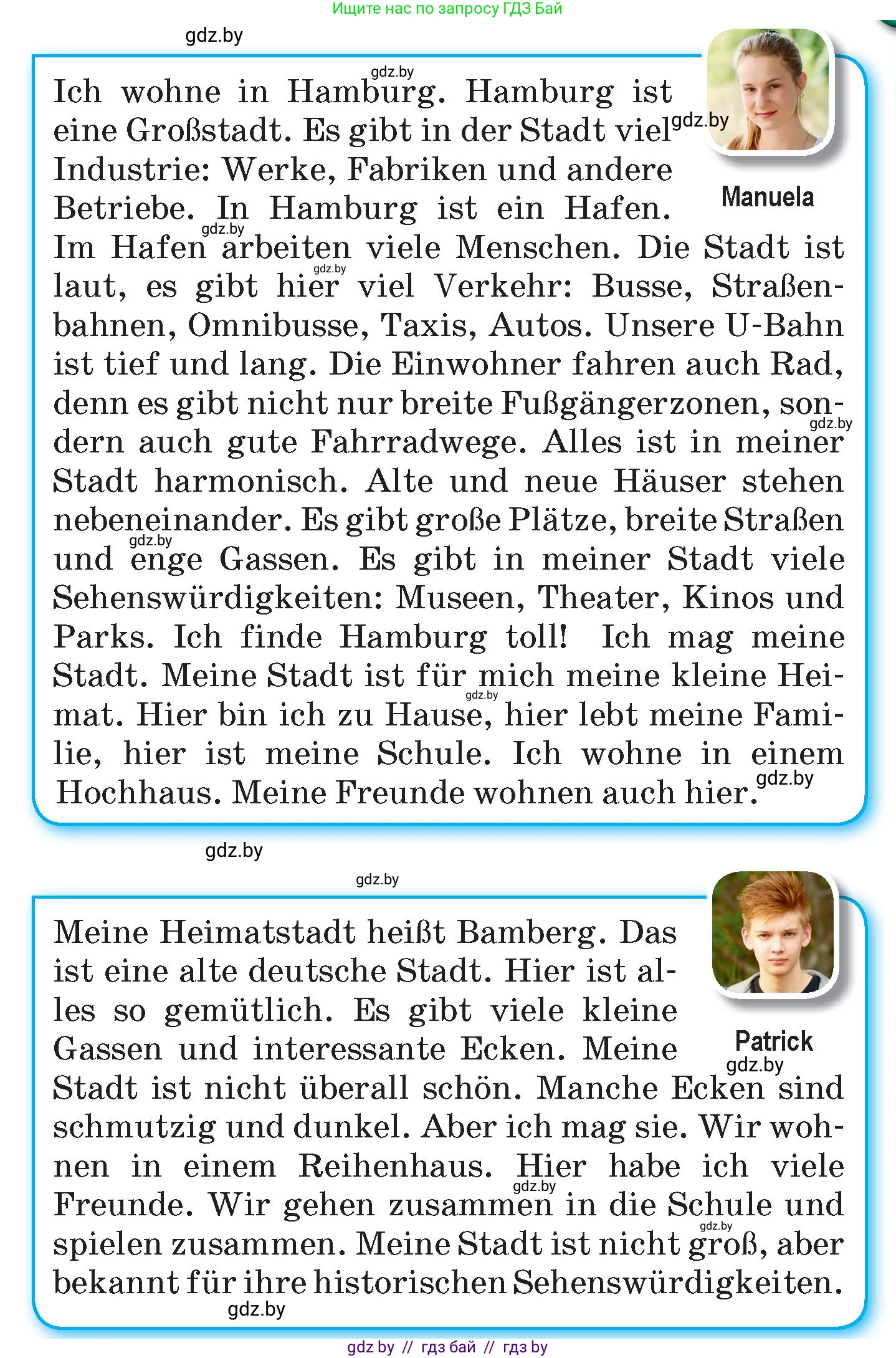 Немецкий язык (Deutsch), 7 класс Учебник (Schülerbuch), авторы: Будько Антонина Филипповна (Budjko Antonina), Урбанович Инна Ювинальевна (Urbanowitsch Ina), издательство Вышэйшая школа, Минск, 2021, страница 134, номер 1, Условие (продолжение 2)