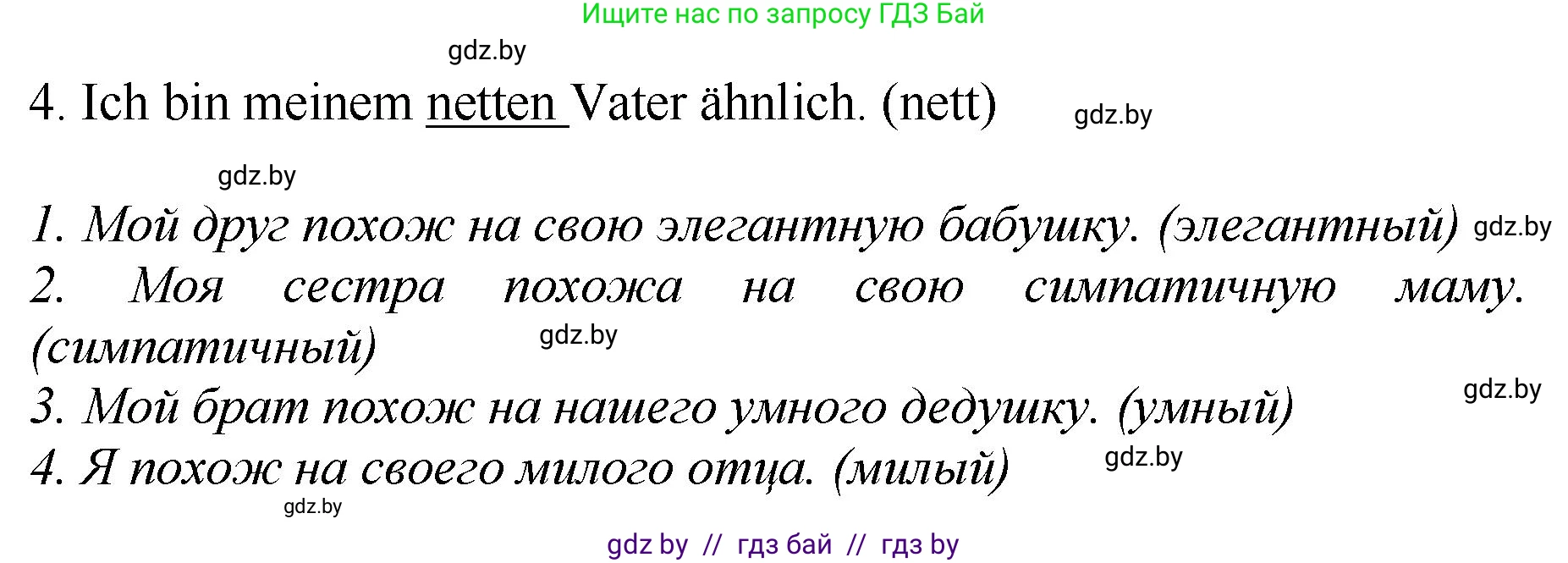 Немецкий язык (Deutsch), 7 класс Учебник (Schülerbuch), авторы: Будько Антонина Филипповна (Budjko Antonina), Урбанович Инна Ювинальевна (Urbanowitsch Ina), издательство Вышэйшая школа, Минск, 2021, страница 49, номер 3, Решение (продолжение 2)