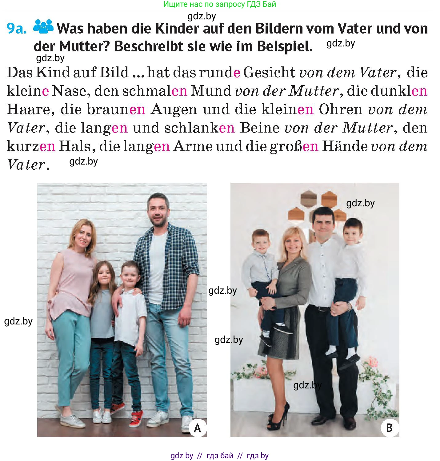 Немецкий язык (Deutsch), 7 класс Учебник (Schülerbuch), авторы: Лаптева Н Е, Зуевская Елена Викторовна, Леус Алла Михайловна, Шиманская Н Г, издательство Издательский центр БГУ, Минск, 2026, Teil 1, страница 13, номер 9, Условие