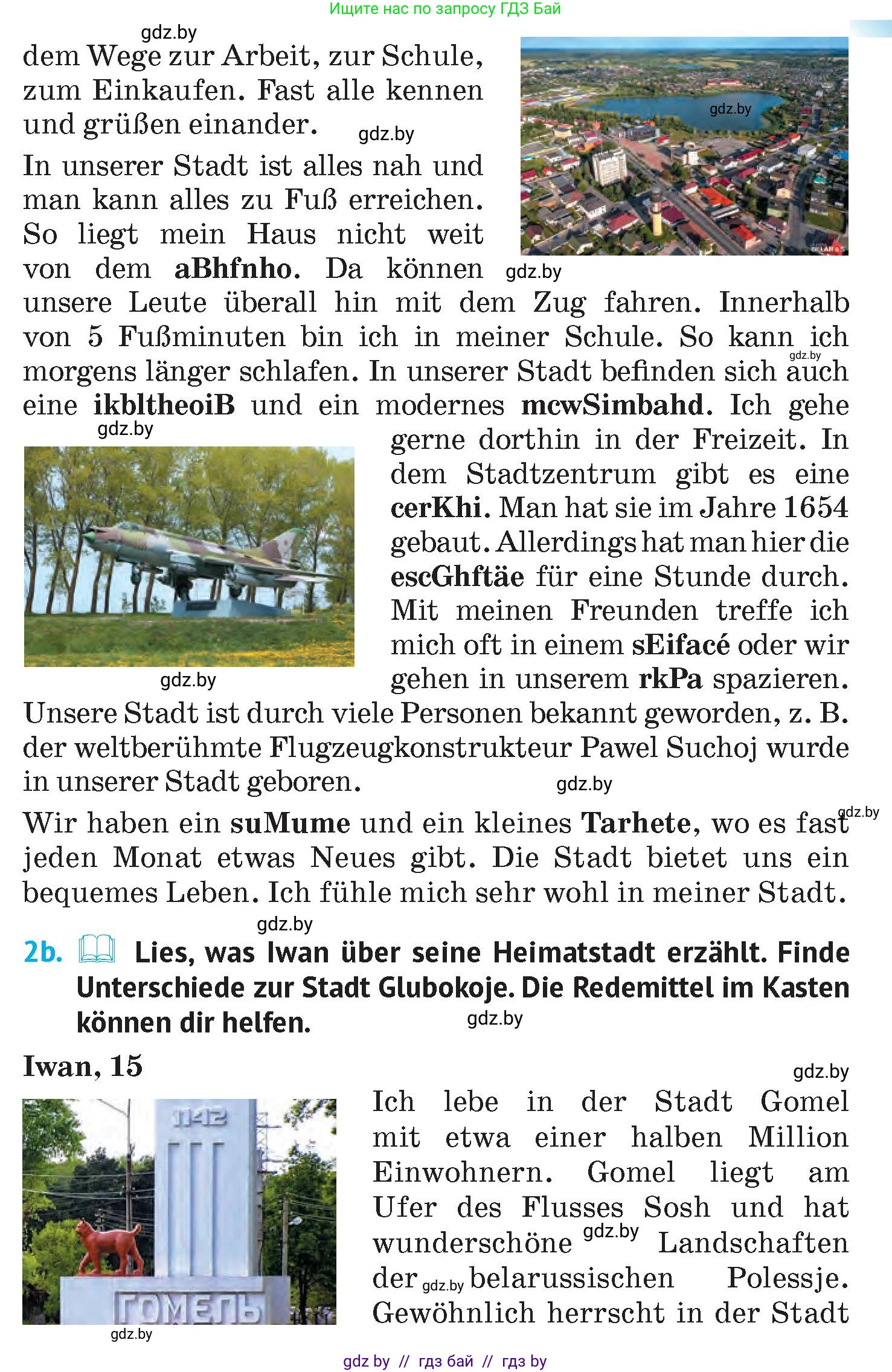 Немецкий язык (Deutsch), 7 класс Учебник (Schülerbuch), авторы: Лаптева Н Е, Зуевская Елена Викторовна, Леус Алла Михайловна, Шиманская Н Г, издательство Издательский центр БГУ, Минск, 2026, Teil 1, страница 72, номер 2, Условие (продолжение 2)