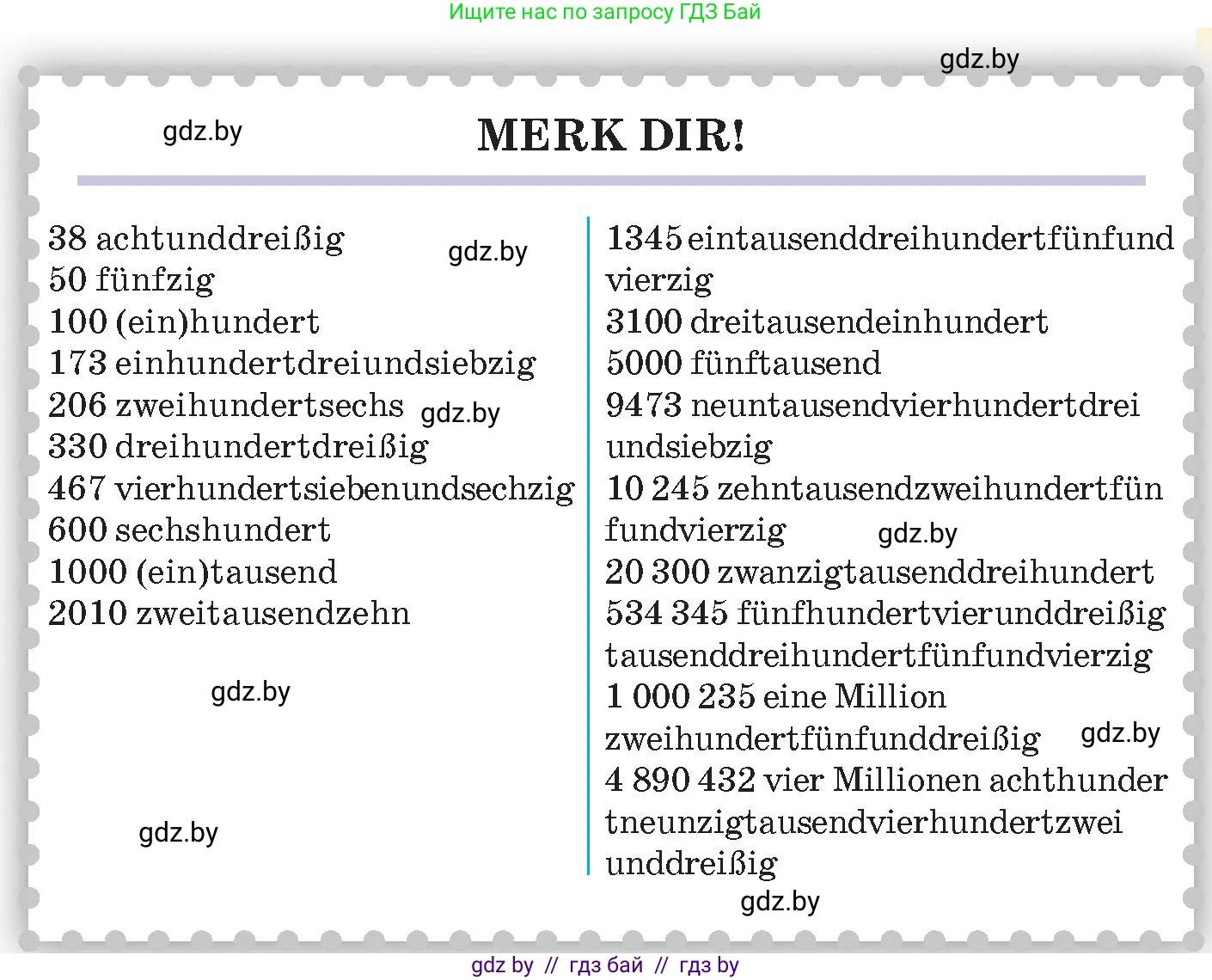 Немецкий язык (Deutsch), 7 класс Учебник (Schülerbuch), авторы: Лаптева Н Е, Зуевская Елена Викторовна, Леус Алла Михайловна, Шиманская Н Г, издательство Издательский центр БГУ, Минск, 2026, Teil 1, страница 170, номер 1, Условие (продолжение 2)