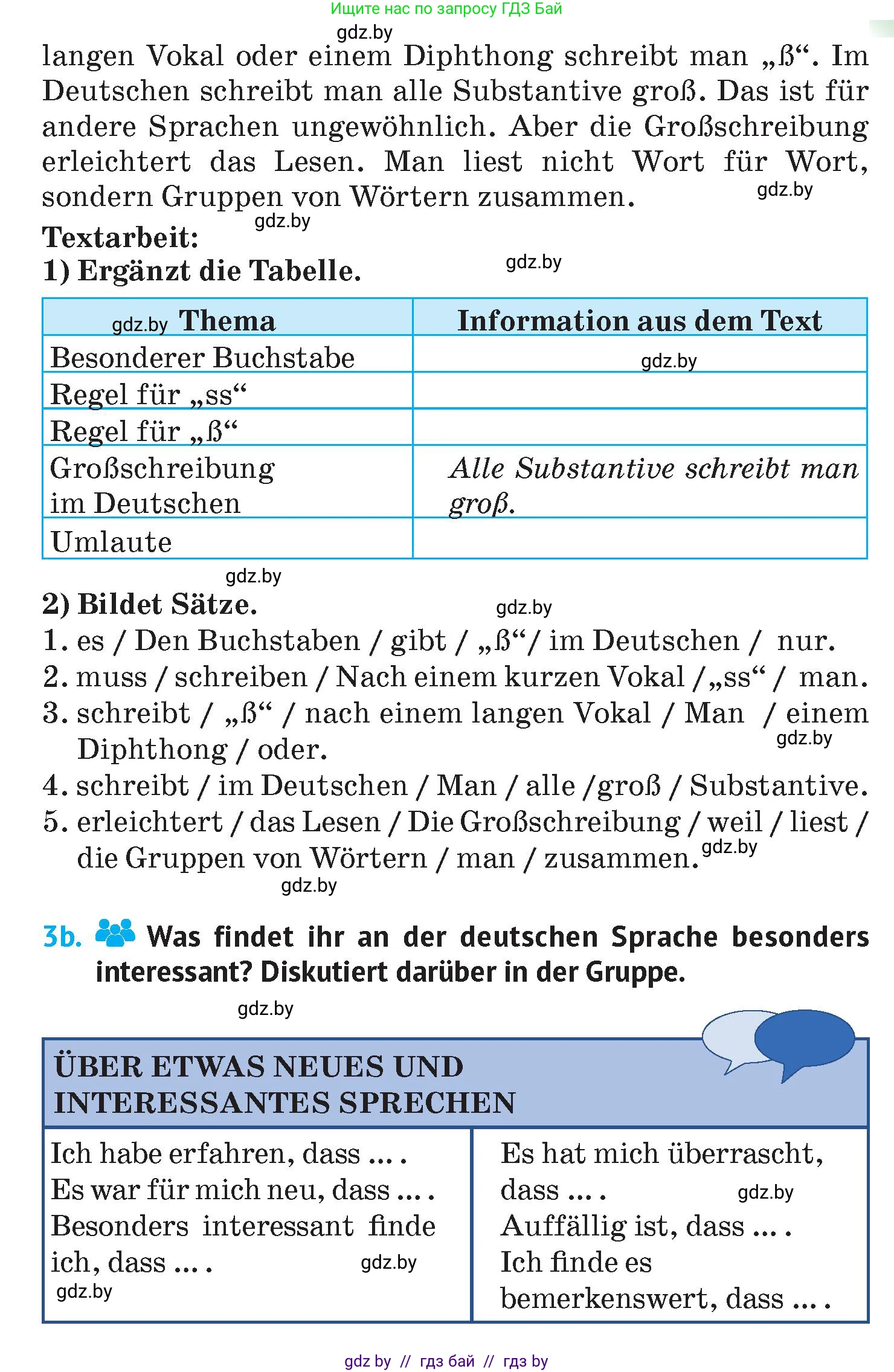 Немецкий язык (Deutsch), 7 класс Учебник (Schülerbuch), авторы: Лаптева Н Е, Зуевская Елена Викторовна, Леус Алла Михайловна, Шиманская Н Г, издательство Издательский центр БГУ, Минск, 2026, Teil 2, страница 25, номер 3, Условие (продолжение 5)