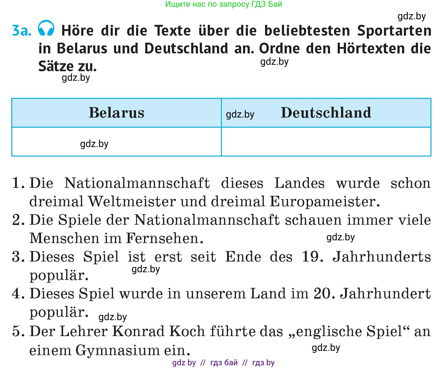 Немецкий язык (Deutsch), 7 класс Учебник (Schülerbuch), авторы: Лаптева Н Е, Зуевская Елена Викторовна, Леус Алла Михайловна, Шиманская Н Г, издательство Издательский центр БГУ, Минск, 2026, Teil 2, страница 89, номер 3, Условие
