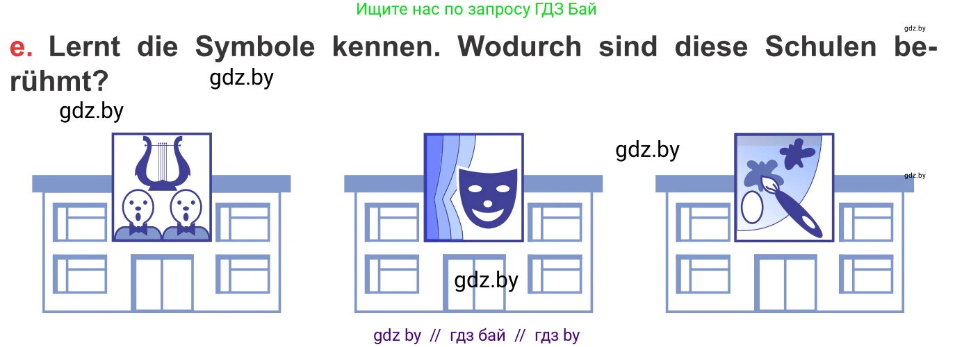 Немецкий язык (Deutsch), 8 класс Учебник (Schülerbuch), авторы: Будько Антонина Филипповна (Budjko Antonina), Урбанович Инна Ювинальевна (Urbanowitsch Ina), издательство Вышэйшая школа, Минск, 2018, страница 15, номер 1e, Условие