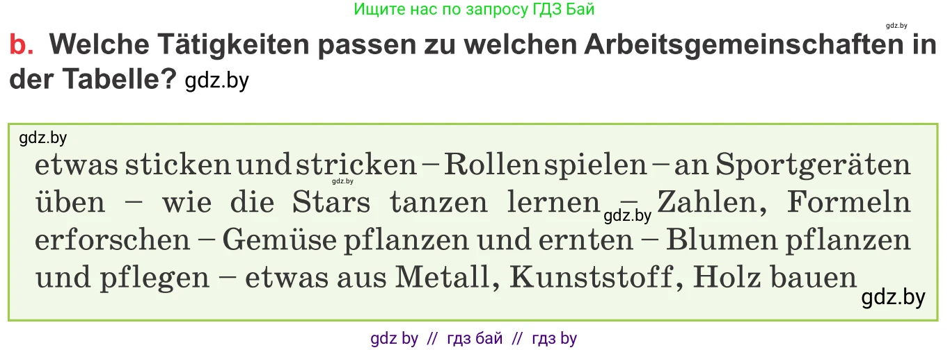 Немецкий язык (Deutsch), 8 класс Учебник (Schülerbuch), авторы: Будько Антонина Филипповна (Budjko Antonina), Урбанович Инна Ювинальевна (Urbanowitsch Ina), издательство Вышэйшая школа, Минск, 2018, страница 29, номер 3b, Условие