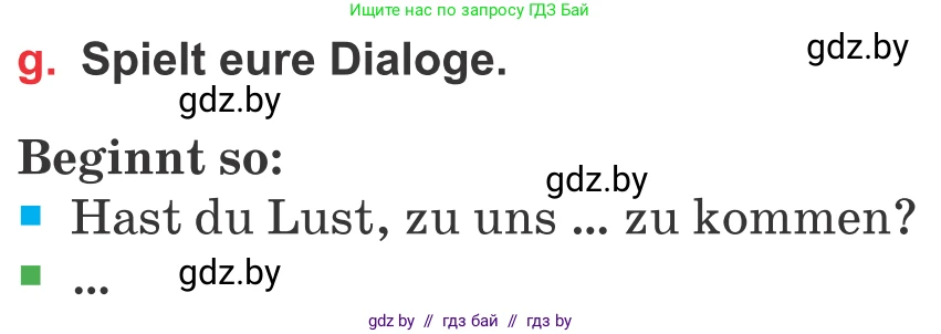 Немецкий язык (Deutsch), 8 класс Учебник (Schülerbuch), авторы: Будько Антонина Филипповна (Budjko Antonina), Урбанович Инна Ювинальевна (Urbanowitsch Ina), издательство Вышэйшая школа, Минск, 2018, страница 30, номер 3g, Условие