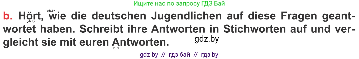 Немецкий язык (Deutsch), 8 класс Учебник (Schülerbuch), авторы: Будько Антонина Филипповна (Budjko Antonina), Урбанович Инна Ювинальевна (Urbanowitsch Ina), издательство Вышэйшая школа, Минск, 2018, страница 140, номер 1b, Условие