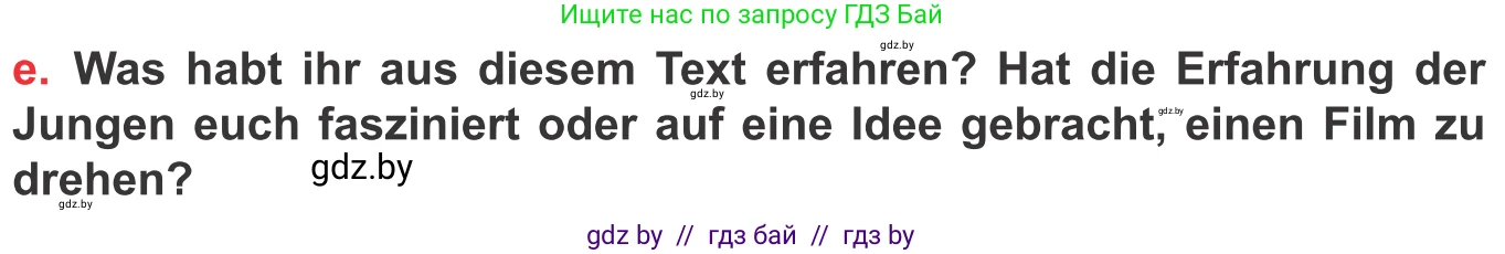 Немецкий язык (Deutsch), 8 класс Учебник (Schülerbuch), авторы: Будько Антонина Филипповна (Budjko Antonina), Урбанович Инна Ювинальевна (Urbanowitsch Ina), издательство Вышэйшая школа, Минск, 2018, страница 158, номер 5e, Условие