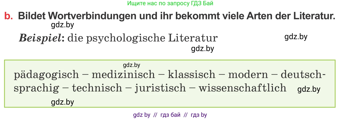 Немецкий язык (Deutsch), 8 класс Учебник (Schülerbuch), авторы: Будько Антонина Филипповна (Budjko Antonina), Урбанович Инна Ювинальевна (Urbanowitsch Ina), издательство Вышэйшая школа, Минск, 2018, страница 201, номер 2b, Условие