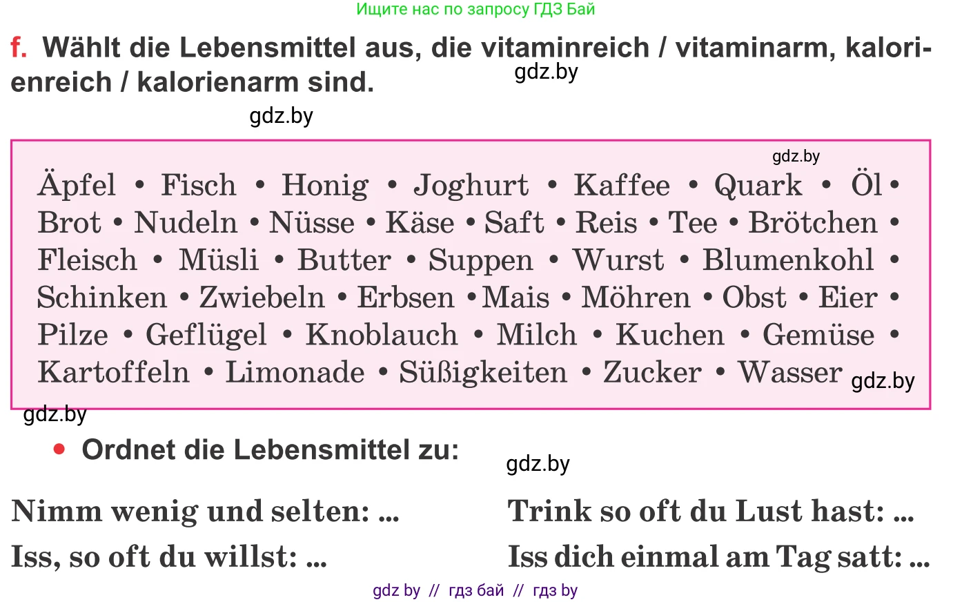 Немецкий язык (Deutsch), 8 класс Учебник (Schülerbuch), авторы: Будько Антонина Филипповна (Budjko Antonina), Урбанович Инна Ювинальевна (Urbanowitsch Ina), издательство Вышэйшая школа, Минск, 2018, страница 220, номер 2f, Условие