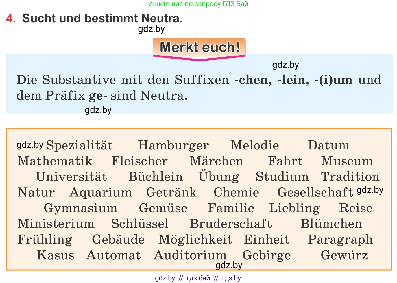 Немецкий язык (Deutsch), 8 класс Учебник (Schülerbuch), авторы: Будько Антонина Филипповна (Budjko Antonina), Урбанович Инна Ювинальевна (Urbanowitsch Ina), издательство Вышэйшая школа, Минск, 2018, страница 246, номер 4, Условие