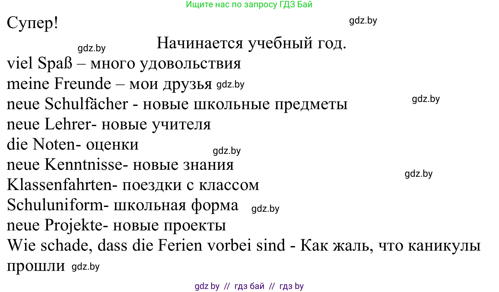 Немецкий язык (Deutsch), 8 класс Учебник (Schülerbuch), авторы: Будько Антонина Филипповна (Budjko Antonina), Урбанович Инна Ювинальевна (Urbanowitsch Ina), издательство Вышэйшая школа, Минск, 2018, страница 5, номер 1b, Решение (продолжение 2)
