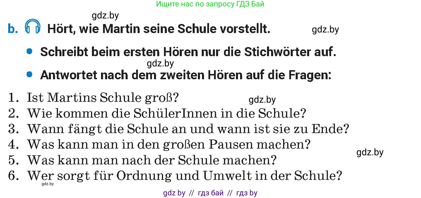 Немецкий язык (Deutsch), 8 класс Учебник (Schülerbuch), автор: Будько Антонина Филипповна (Budjko Antonina), издательство Адукацыя i выхаванне, Минск, 2026, страница 20, номер 3, Условие (продолжение 2)