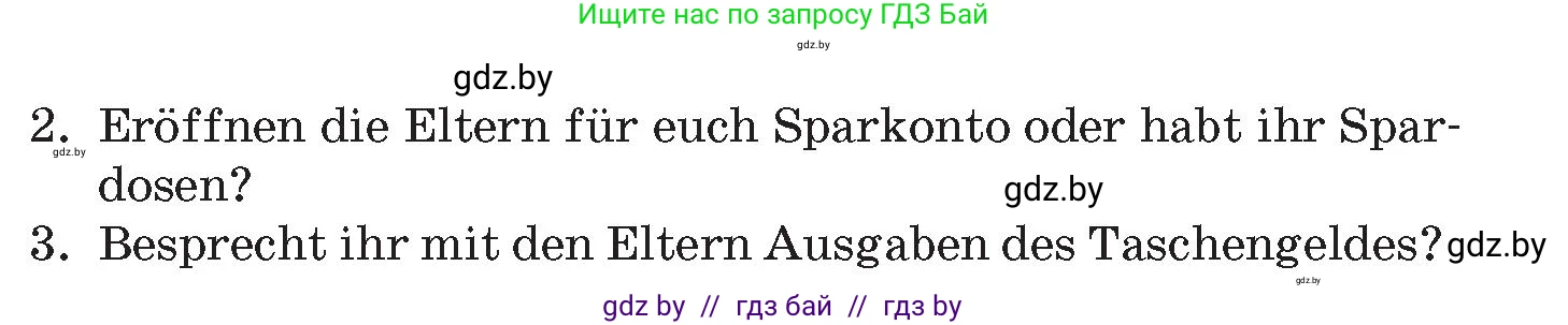 Немецкий язык (Deutsch), 8 класс Учебник (Schülerbuch), автор: Будько Антонина Филипповна (Budjko Antonina), издательство Адукацыя i выхаванне, Минск, 2026, страница 67, номер 4, Условие (продолжение 3)