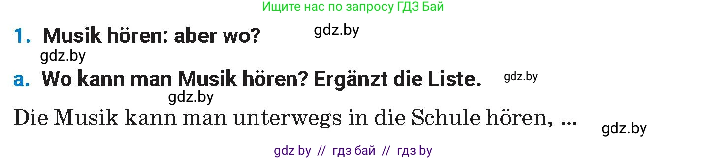 Немецкий язык (Deutsch), 8 класс Учебник (Schülerbuch), автор: Будько Антонина Филипповна (Budjko Antonina), издательство Адукацыя i выхаванне, Минск, 2026, страница 91, номер 1, Условие