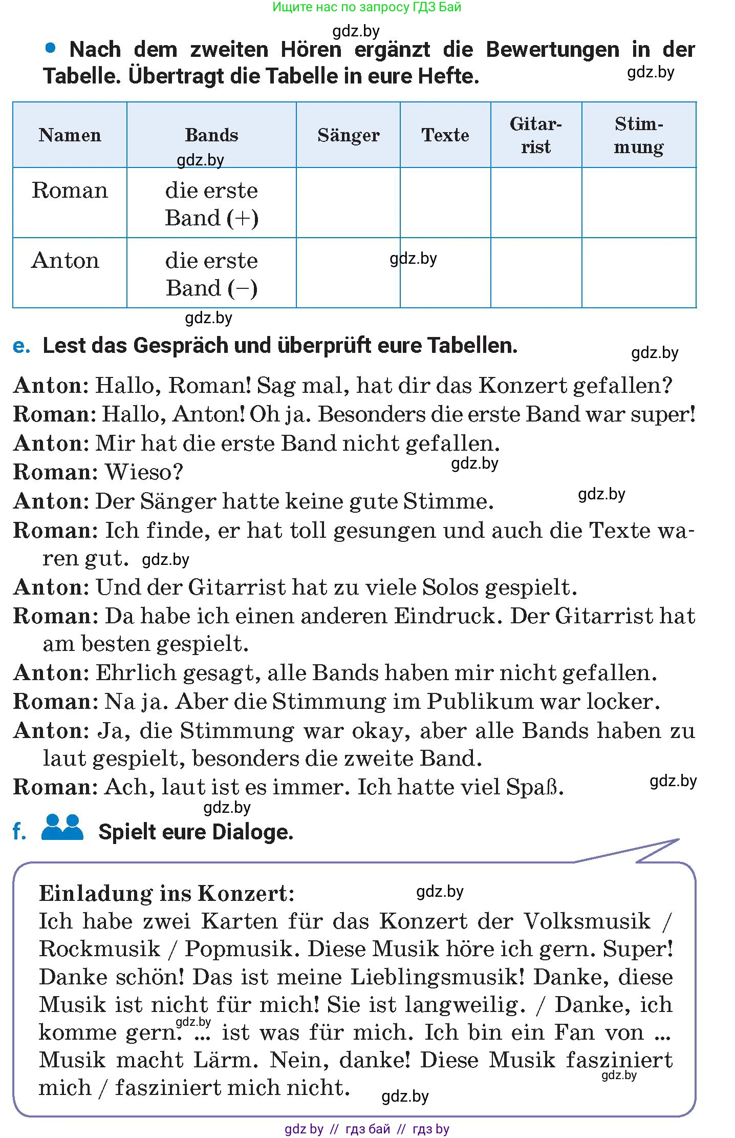 Немецкий язык (Deutsch), 8 класс Учебник (Schülerbuch), автор: Будько Антонина Филипповна (Budjko Antonina), издательство Адукацыя i выхаванне, Минск, 2026, страница 97, номер 3, Условие (продолжение 2)