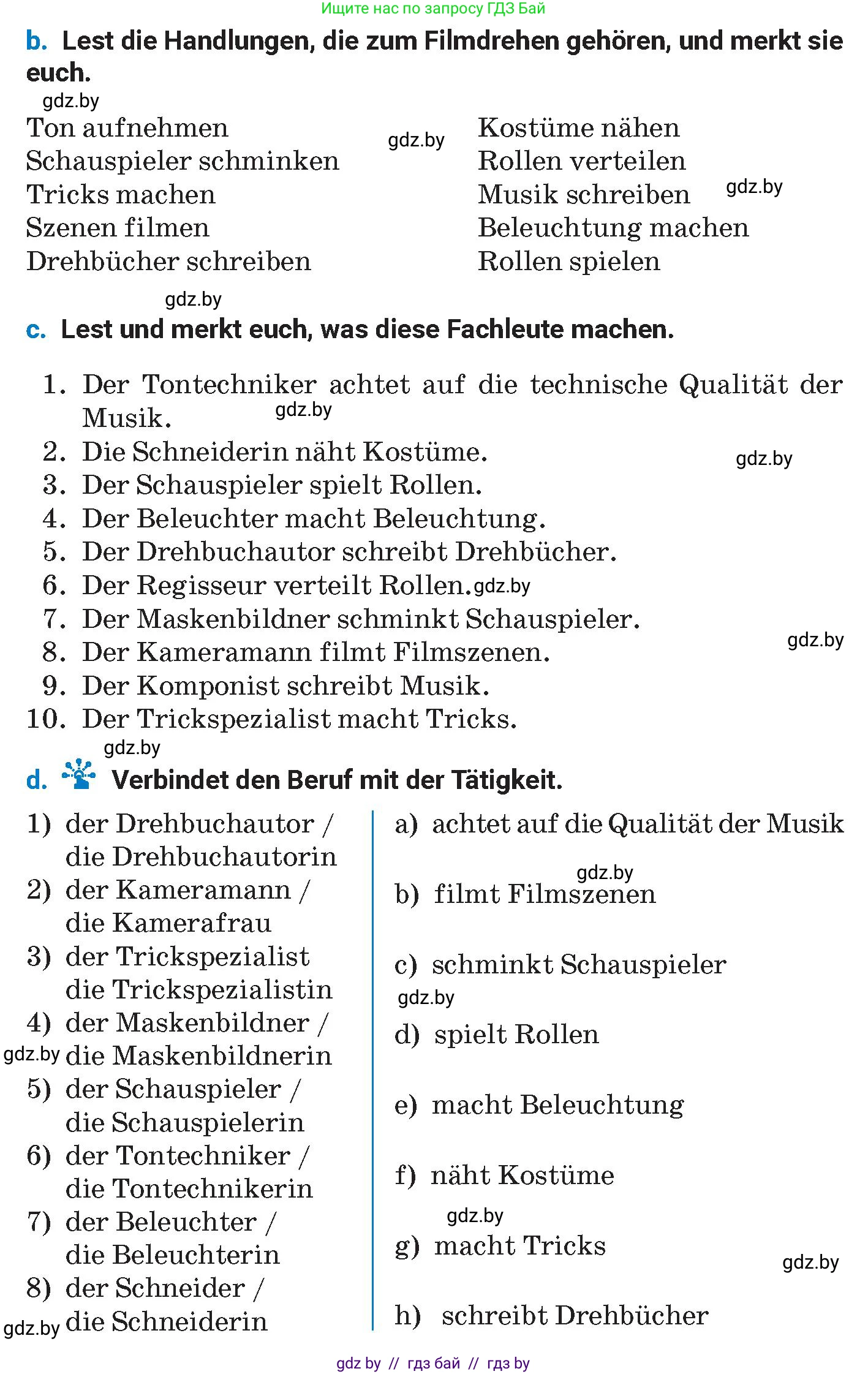 Немецкий язык (Deutsch), 8 класс Учебник (Schülerbuch), автор: Будько Антонина Филипповна (Budjko Antonina), издательство Адукацыя i выхаванне, Минск, 2026, страница 152, номер 4, Условие (продолжение 2)