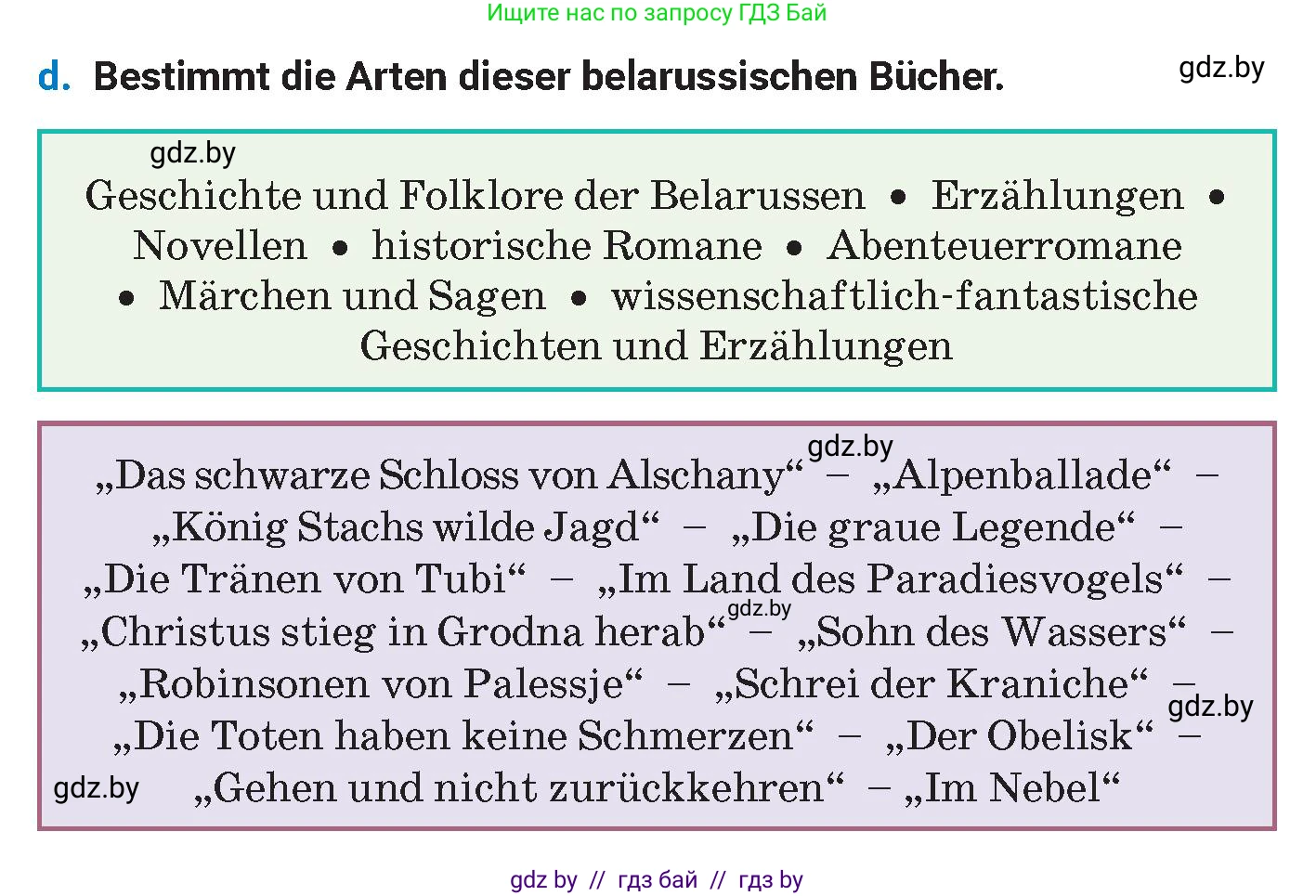 Немецкий язык (Deutsch), 8 класс Учебник (Schülerbuch), автор: Будько Антонина Филипповна (Budjko Antonina), издательство Адукацыя i выхаванне, Минск, 2026, страница 201, номер 3, Условие (продолжение 2)
