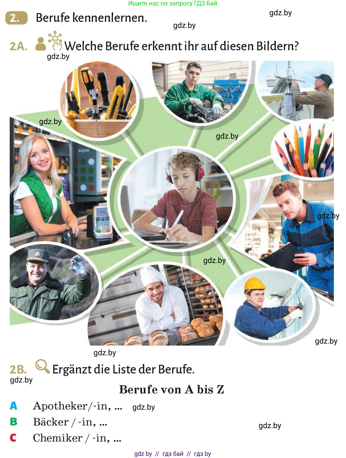 Немецкий язык (Deutsch), 9 класс Учебник (Schülerbuch), авторы: Будько Антонина Филипповна (Budjko Antonina), Курьян Владимир Владимирович (Kurjan Wladimir), издательство Адукацыя i выхаванне, Минск, 2026, зелёного цвета, страница 26, номер 2, Условие