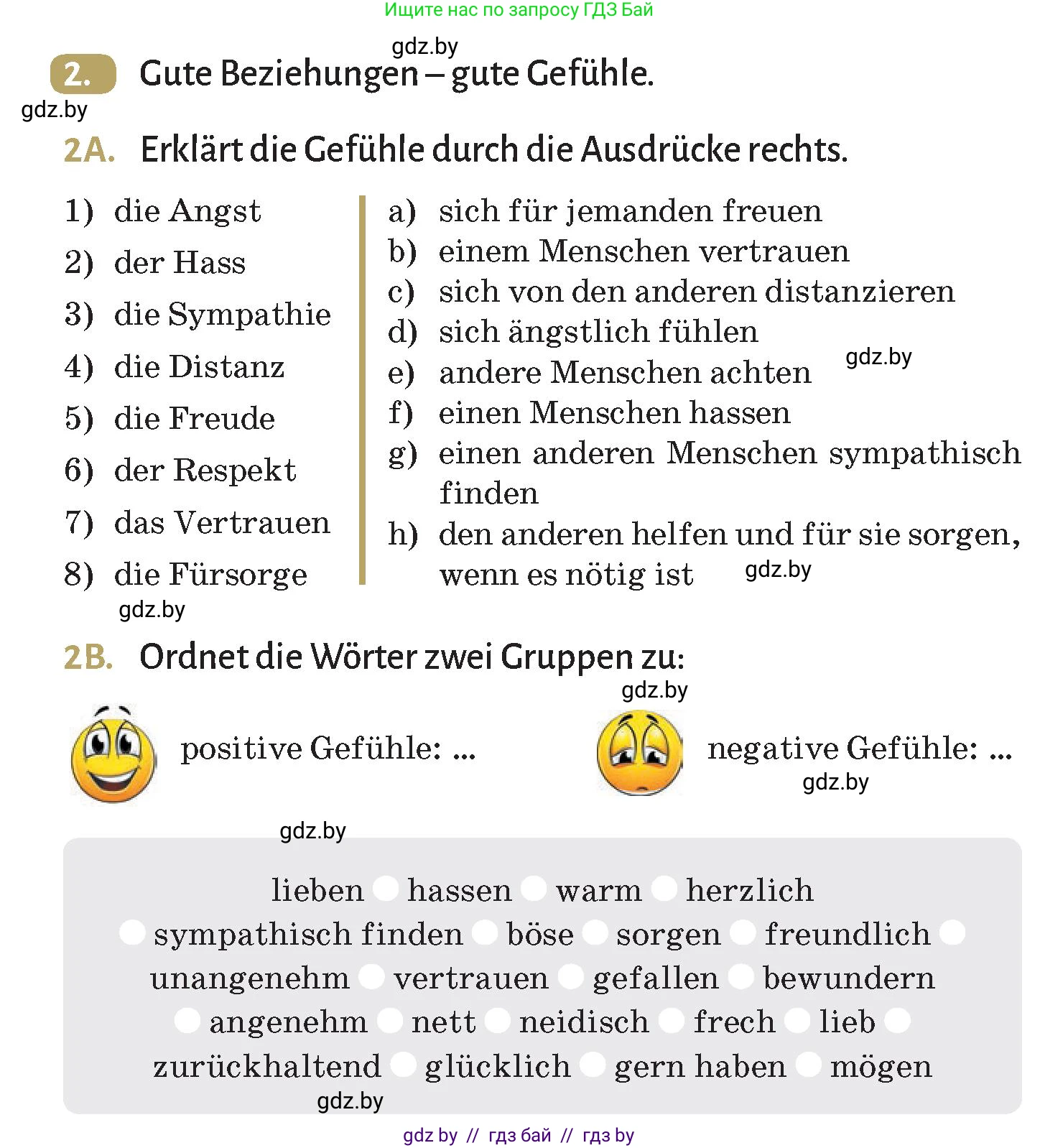Немецкий язык (Deutsch), 9 класс Учебник (Schülerbuch), авторы: Будько Антонина Филипповна (Budjko Antonina), Курьян Владимир Владимирович (Kurjan Wladimir), издательство Адукацыя i выхаванне, Минск, 2026, зелёного цвета, страница 56, номер 2, Условие