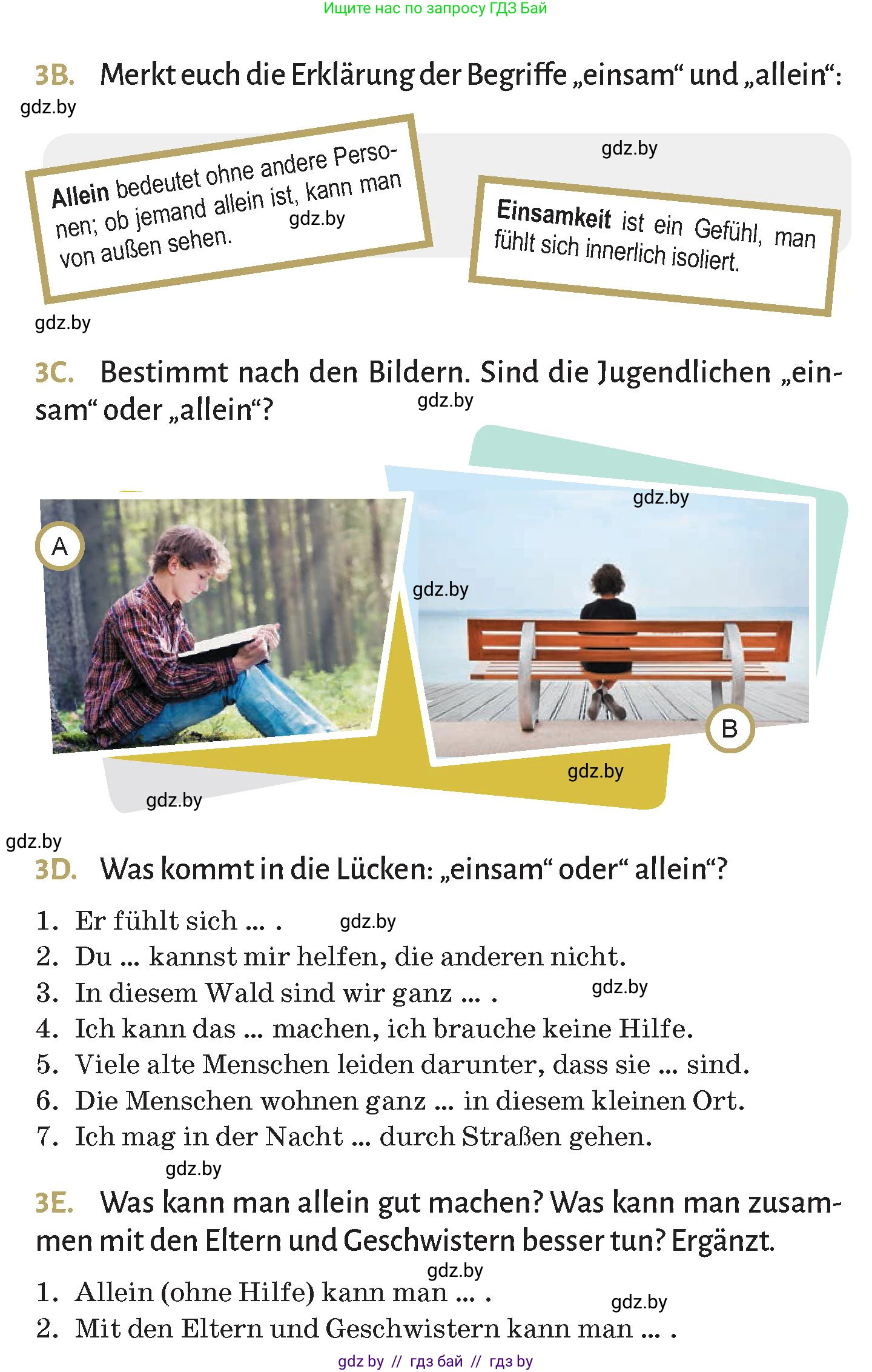 Немецкий язык (Deutsch), 9 класс Учебник (Schülerbuch), авторы: Будько Антонина Филипповна (Budjko Antonina), Курьян Владимир Владимирович (Kurjan Wladimir), издательство Адукацыя i выхаванне, Минск, 2026, зелёного цвета, страница 72, номер 3, Условие (продолжение 2)