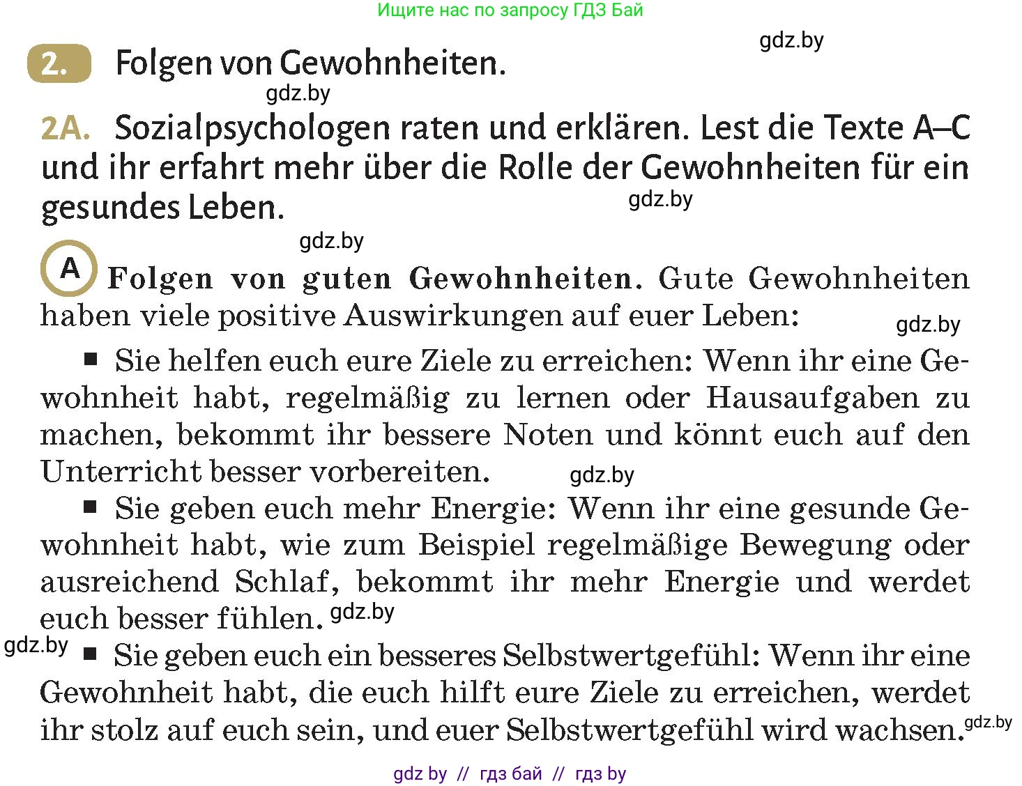 Немецкий язык (Deutsch), 9 класс Учебник (Schülerbuch), авторы: Будько Антонина Филипповна (Budjko Antonina), Курьян Владимир Владимирович (Kurjan Wladimir), издательство Адукацыя i выхаванне, Минск, 2026, зелёного цвета, страница 119, номер 2, Условие