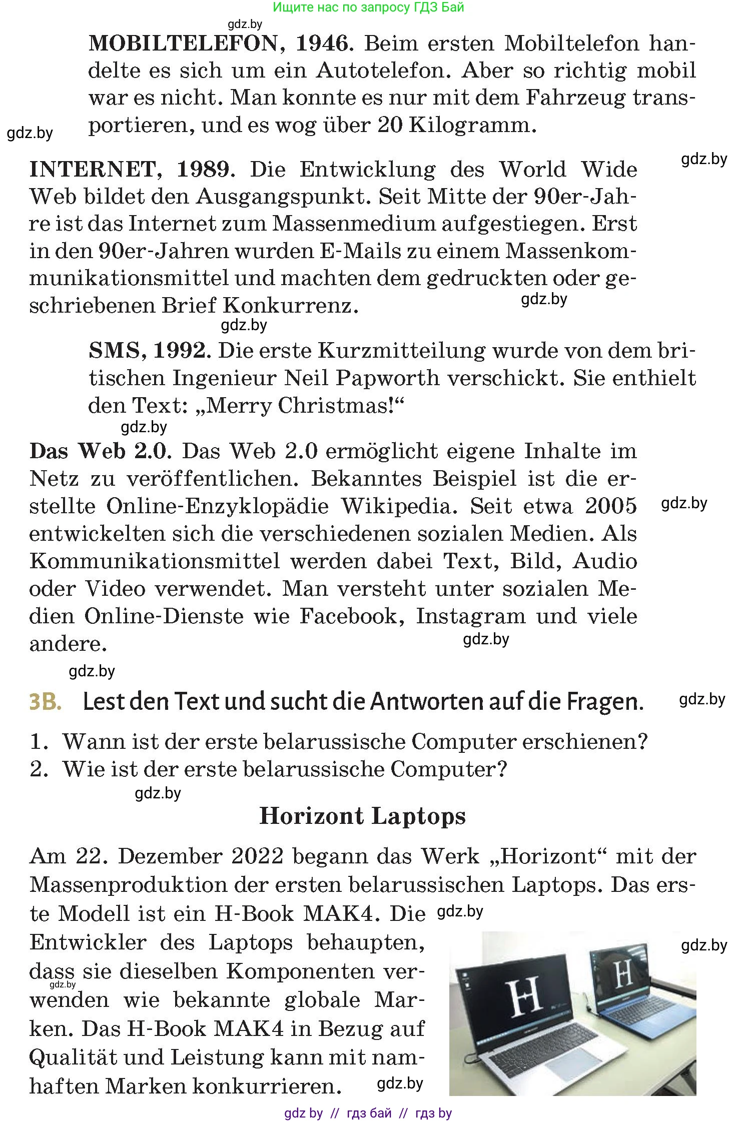 Немецкий язык (Deutsch), 9 класс Учебник (Schülerbuch), авторы: Будько Антонина Филипповна (Budjko Antonina), Курьян Владимир Владимирович (Kurjan Wladimir), издательство Адукацыя i выхаванне, Минск, 2026, зелёного цвета, страница 178, номер 3, Условие (продолжение 2)