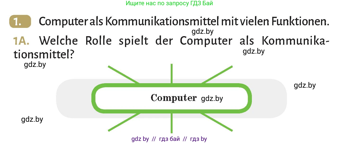 Немецкий язык (Deutsch), 9 класс Учебник (Schülerbuch), авторы: Будько Антонина Филипповна (Budjko Antonina), Курьян Владимир Владимирович (Kurjan Wladimir), издательство Адукацыя i выхаванне, Минск, 2026, зелёного цвета, страница 183, номер 1, Условие