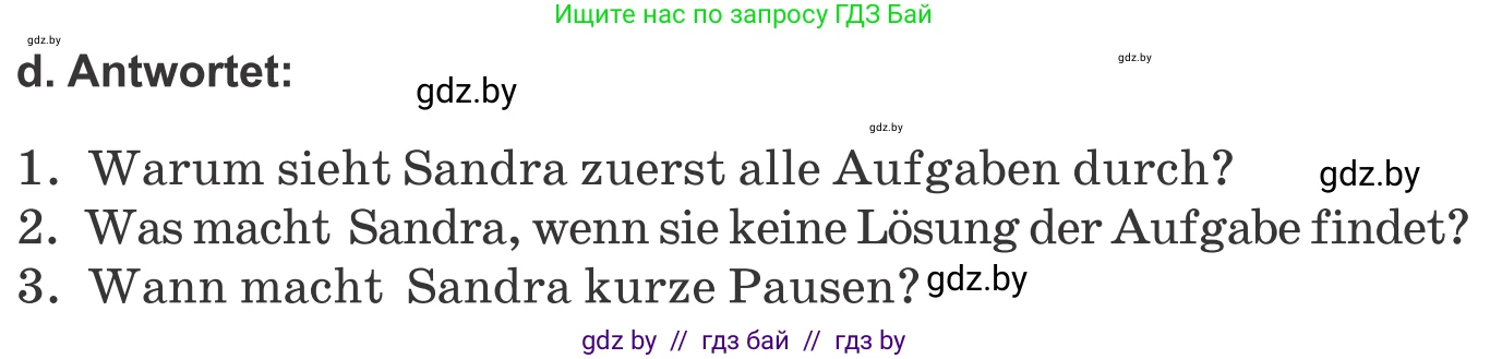Немецкий язык (Deutsch), 9 класс Учебник (Schülerbuch), авторы: Будько Антонина Филипповна (Budjko Antonina), Урбанович Инна Ювинальевна (Urbanowitsch Ina), издательство Вышэйшая школа, Минск, 2018, серого цвета, страница 23, номер 9d, Условие