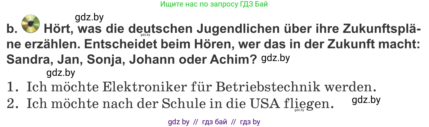 Немецкий язык (Deutsch), 9 класс Учебник (Schülerbuch), авторы: Будько Антонина Филипповна (Budjko Antonina), Урбанович Инна Ювинальевна (Urbanowitsch Ina), издательство Вышэйшая школа, Минск, 2018, серого цвета, страница 24, номер 1b, Условие