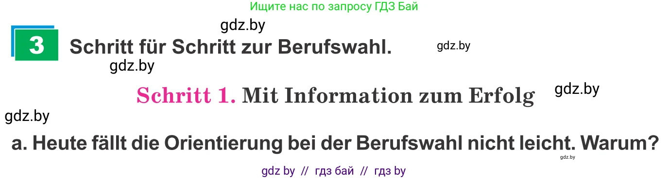 Немецкий язык (Deutsch), 9 класс Учебник (Schülerbuch), авторы: Будько Антонина Филипповна (Budjko Antonina), Урбанович Инна Ювинальевна (Urbanowitsch Ina), издательство Вышэйшая школа, Минск, 2018, серого цвета, страница 30, номер 3a, Условие