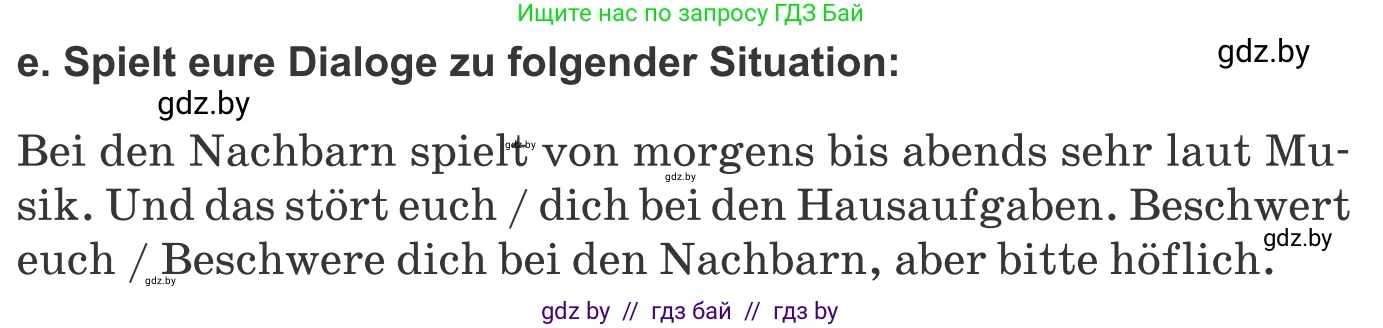 Немецкий язык (Deutsch), 9 класс Учебник (Schülerbuch), авторы: Будько Антонина Филипповна (Budjko Antonina), Урбанович Инна Ювинальевна (Urbanowitsch Ina), издательство Вышэйшая школа, Минск, 2018, серого цвета, страница 59, номер 4e, Условие
