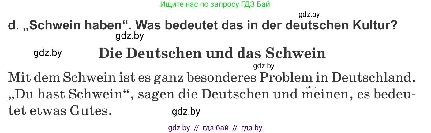 Немецкий язык (Deutsch), 9 класс Учебник (Schülerbuch), авторы: Будько Антонина Филипповна (Budjko Antonina), Урбанович Инна Ювинальевна (Urbanowitsch Ina), издательство Вышэйшая школа, Минск, 2018, серого цвета, страница 61, номер 6d, Условие