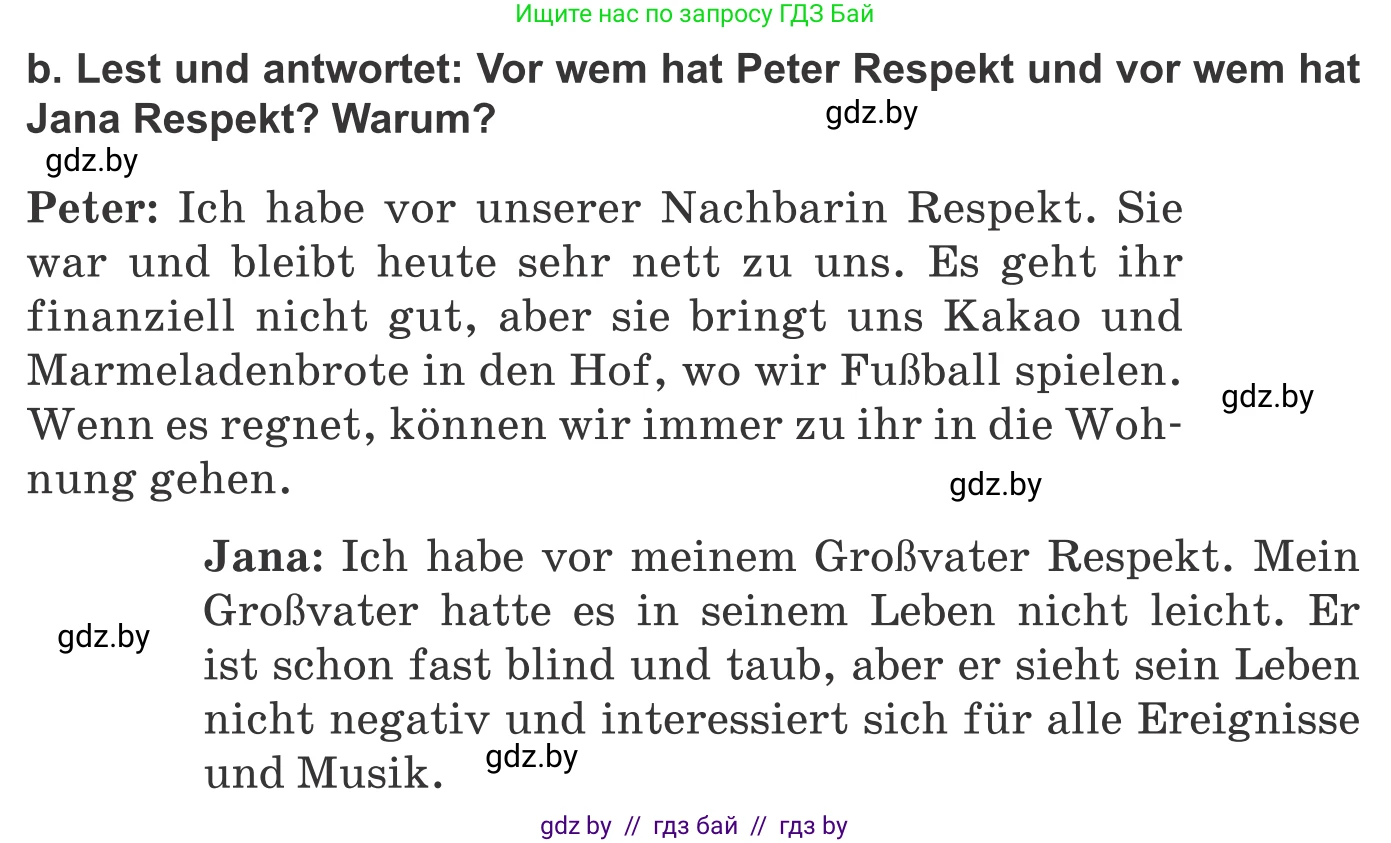 Немецкий язык (Deutsch), 9 класс Учебник (Schülerbuch), авторы: Будько Антонина Филипповна (Budjko Antonina), Урбанович Инна Ювинальевна (Urbanowitsch Ina), издательство Вышэйшая школа, Минск, 2018, серого цвета, страница 66, номер 8b, Условие