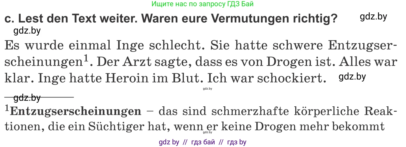 Немецкий язык (Deutsch), 9 класс Учебник (Schülerbuch), авторы: Будько Антонина Филипповна (Budjko Antonina), Урбанович Инна Ювинальевна (Urbanowitsch Ina), издательство Вышэйшая школа, Минск, 2018, серого цвета, страница 123, номер 2c, Условие