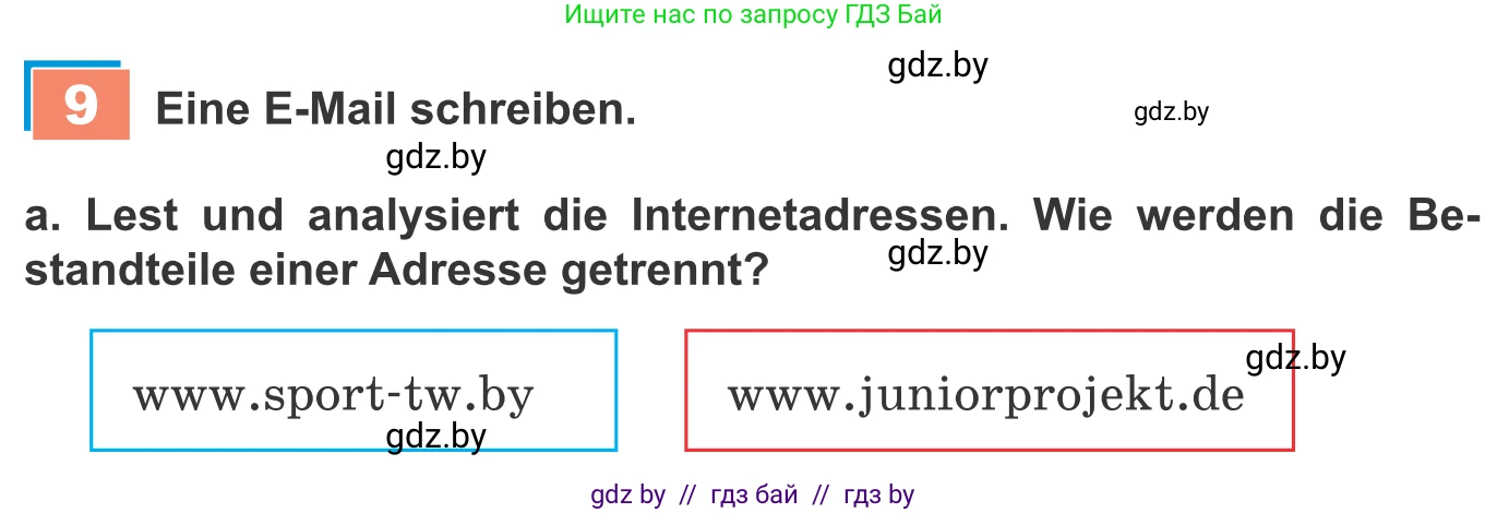 Немецкий язык (Deutsch), 9 класс Учебник (Schülerbuch), авторы: Будько Антонина Филипповна (Budjko Antonina), Урбанович Инна Ювинальевна (Urbanowitsch Ina), издательство Вышэйшая школа, Минск, 2018, серого цвета, страница 200, номер 9a, Условие