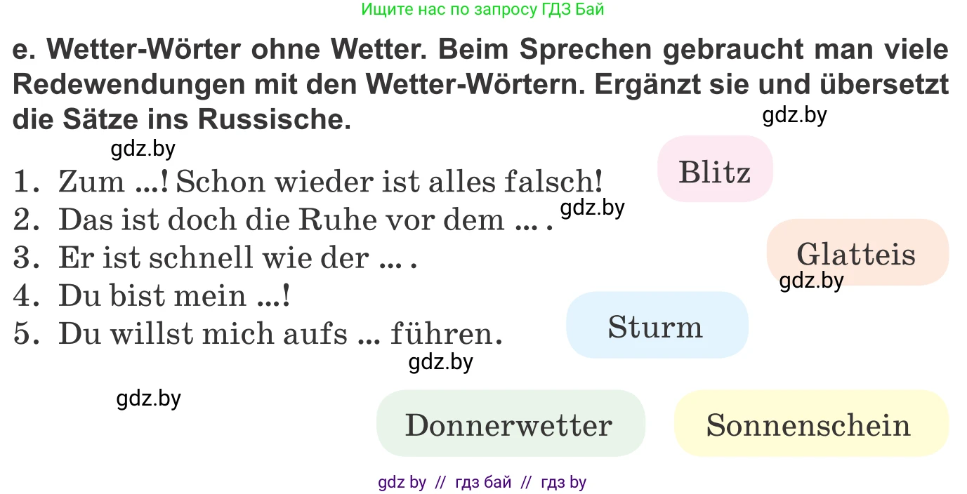 Немецкий язык (Deutsch), 9 класс Учебник (Schülerbuch), авторы: Будько Антонина Филипповна (Budjko Antonina), Урбанович Инна Ювинальевна (Urbanowitsch Ina), издательство Вышэйшая школа, Минск, 2018, серого цвета, страница 218, номер 2e, Условие
