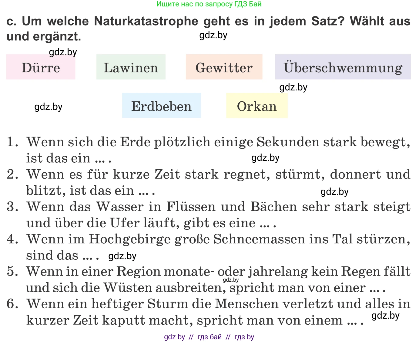 Немецкий язык (Deutsch), 9 класс Учебник (Schülerbuch), авторы: Будько Антонина Филипповна (Budjko Antonina), Урбанович Инна Ювинальевна (Urbanowitsch Ina), издательство Вышэйшая школа, Минск, 2018, серого цвета, страница 237, номер 6c, Условие