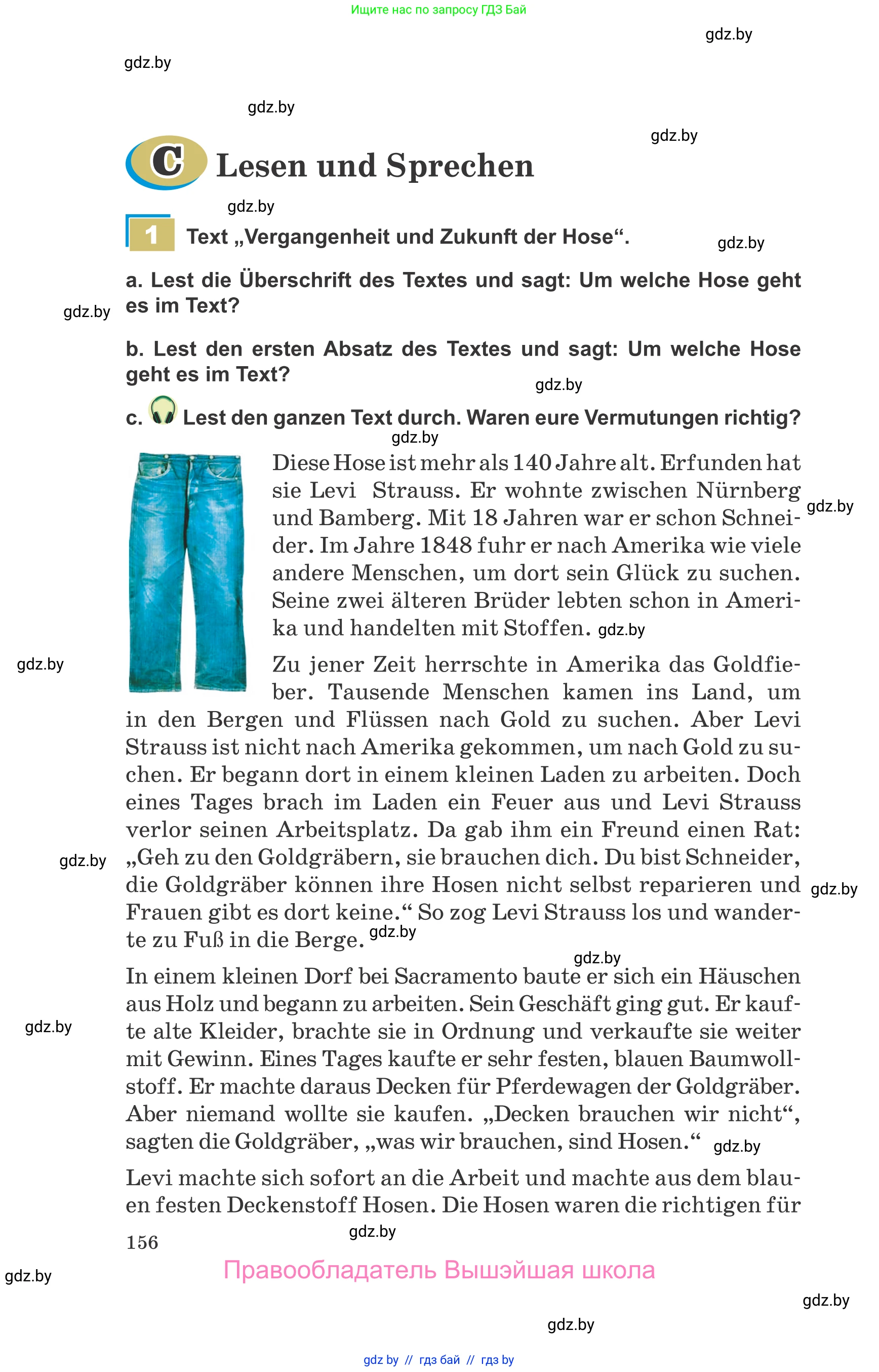 Немецкий язык (Deutsch), 9 класс Учебник (Schülerbuch), авторы: Будько Антонина Филипповна (Budjko Antonina), Урбанович Инна Ювинальевна (Urbanowitsch Ina), издательство Вышэйшая школа, Минск, 2018, серого цвета, страница 156