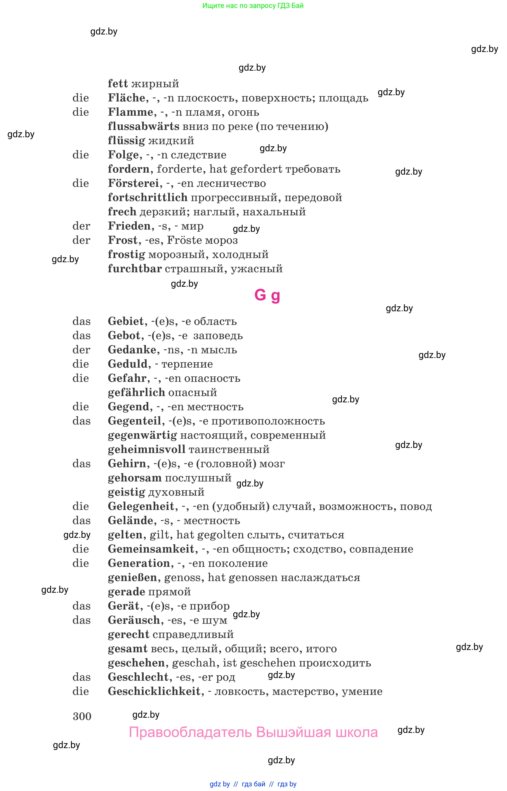 Немецкий язык (Deutsch), 9 класс Учебник (Schülerbuch), авторы: Будько Антонина Филипповна (Budjko Antonina), Урбанович Инна Ювинальевна (Urbanowitsch Ina), издательство Вышэйшая школа, Минск, 2018, серого цвета, страница 300