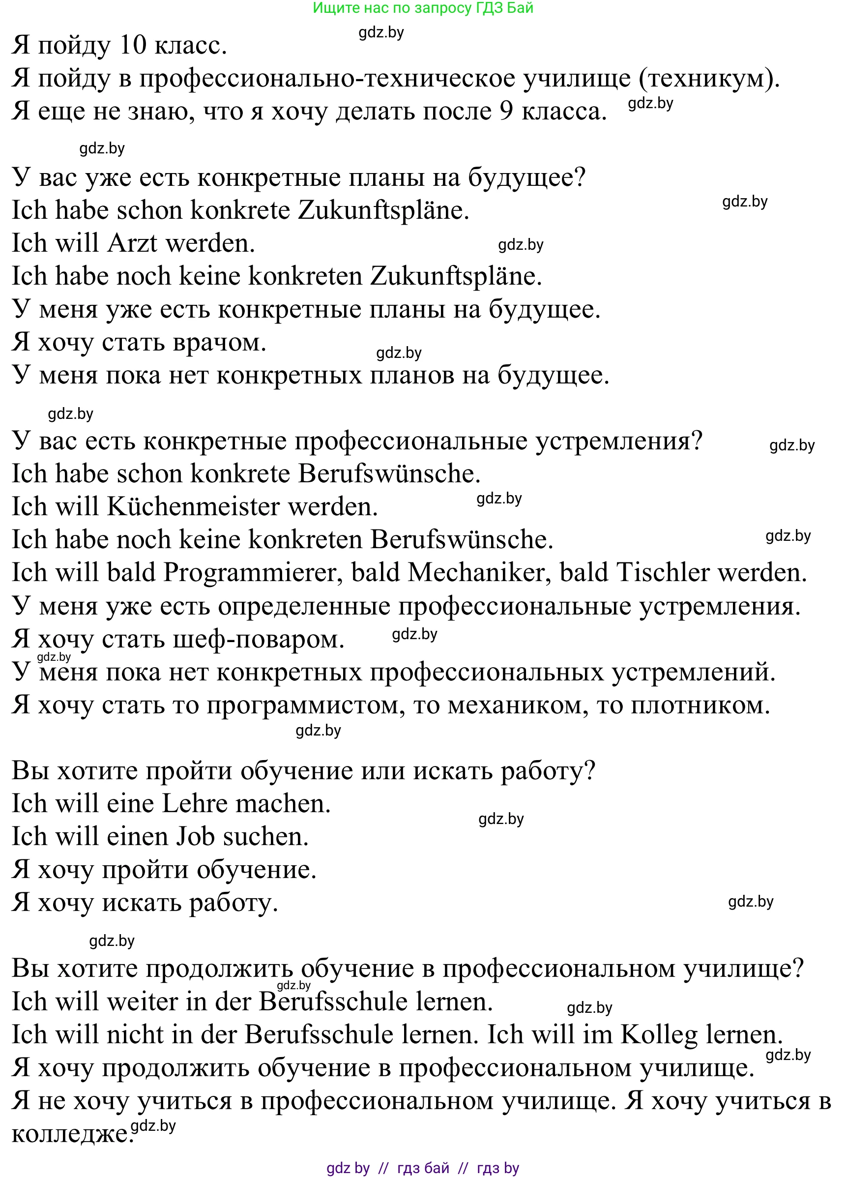 Немецкий язык (Deutsch), 9 класс Учебник (Schülerbuch), авторы: Будько Антонина Филипповна (Budjko Antonina), Урбанович Инна Ювинальевна (Urbanowitsch Ina), издательство Вышэйшая школа, Минск, 2018, серого цвета, страница 41, номер 6b, Решение (продолжение 2)