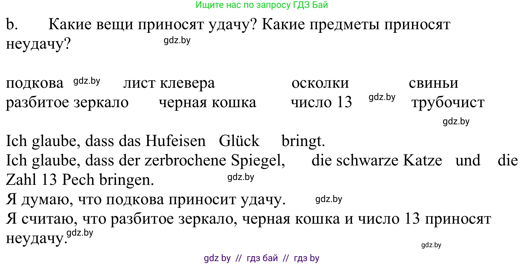 Немецкий язык (Deutsch), 9 класс Учебник (Schülerbuch), авторы: Будько Антонина Филипповна (Budjko Antonina), Урбанович Инна Ювинальевна (Urbanowitsch Ina), издательство Вышэйшая школа, Минск, 2018, серого цвета, страница 61, номер 6b, Решение