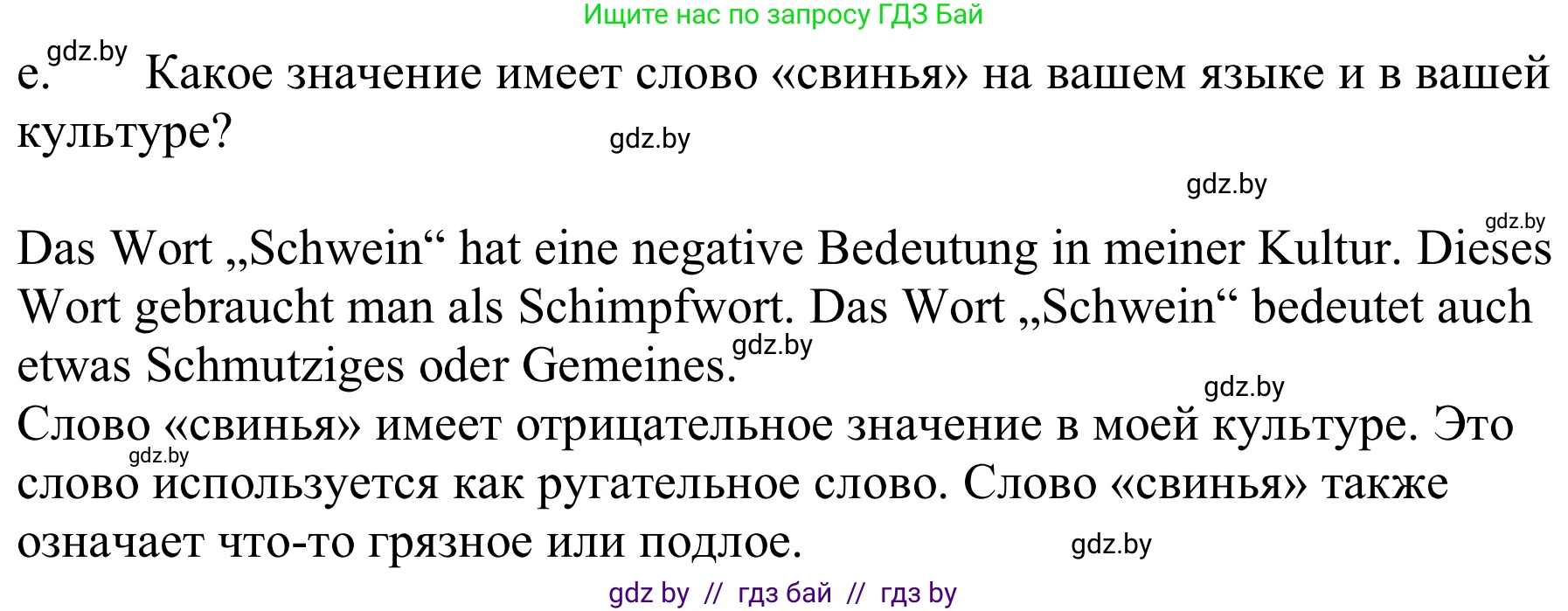 Немецкий язык (Deutsch), 9 класс Учебник (Schülerbuch), авторы: Будько Антонина Филипповна (Budjko Antonina), Урбанович Инна Ювинальевна (Urbanowitsch Ina), издательство Вышэйшая школа, Минск, 2018, серого цвета, страница 62, номер 6e, Решение