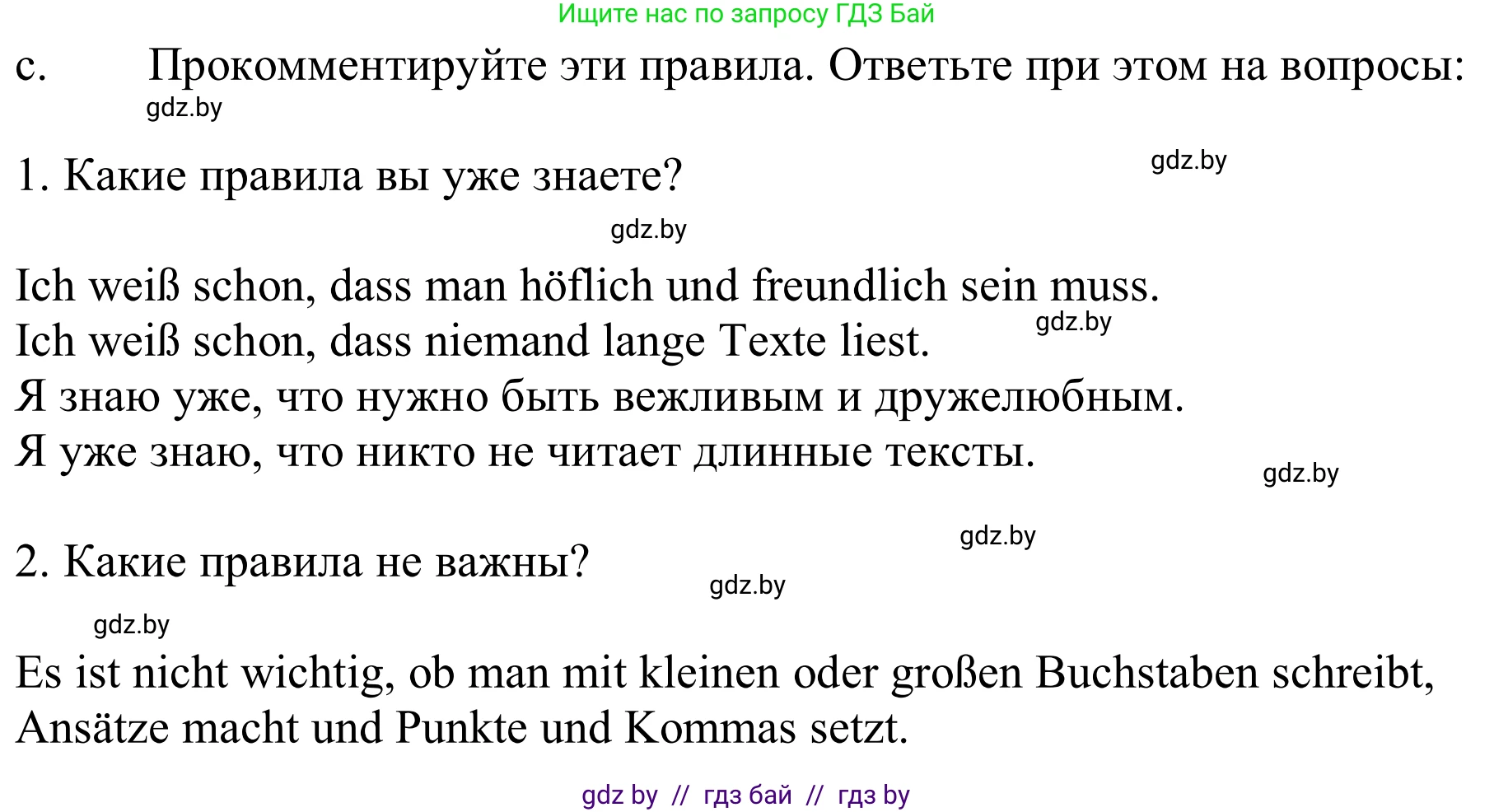 Немецкий язык (Deutsch), 9 класс Учебник (Schülerbuch), авторы: Будько Антонина Филипповна (Budjko Antonina), Урбанович Инна Ювинальевна (Urbanowitsch Ina), издательство Вышэйшая школа, Минск, 2018, серого цвета, страница 207, номер 3c, Решение