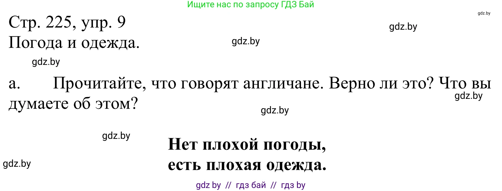 Немецкий язык (Deutsch), 9 класс Учебник (Schülerbuch), авторы: Будько Антонина Филипповна (Budjko Antonina), Урбанович Инна Ювинальевна (Urbanowitsch Ina), издательство Вышэйшая школа, Минск, 2018, серого цвета, страница 225, номер 9a, Решение