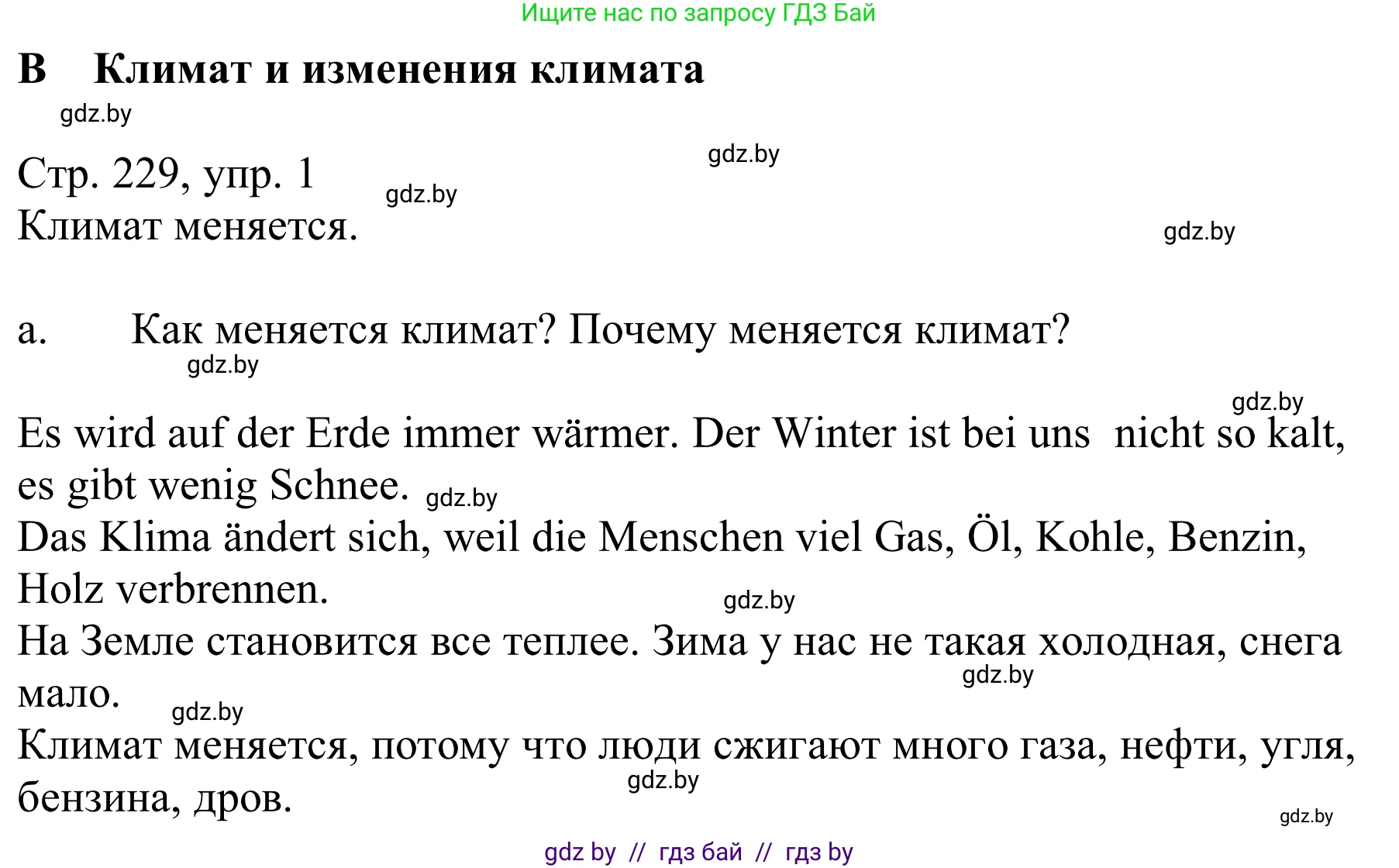 Немецкий язык (Deutsch), 9 класс Учебник (Schülerbuch), авторы: Будько Антонина Филипповна (Budjko Antonina), Урбанович Инна Ювинальевна (Urbanowitsch Ina), издательство Вышэйшая школа, Минск, 2018, серого цвета, страница 228, номер 1a, Решение