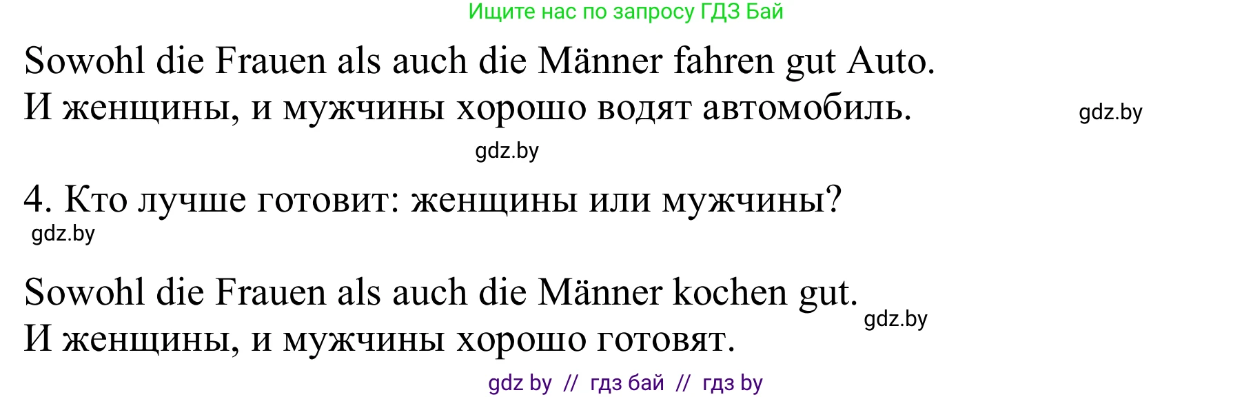 Немецкий язык (Deutsch), 9 класс Учебник (Schülerbuch), авторы: Будько Антонина Филипповна (Budjko Antonina), Урбанович Инна Ювинальевна (Urbanowitsch Ina), издательство Вышэйшая школа, Минск, 2018, серого цвета, страница 282, номер 4, Решение (продолжение 2)